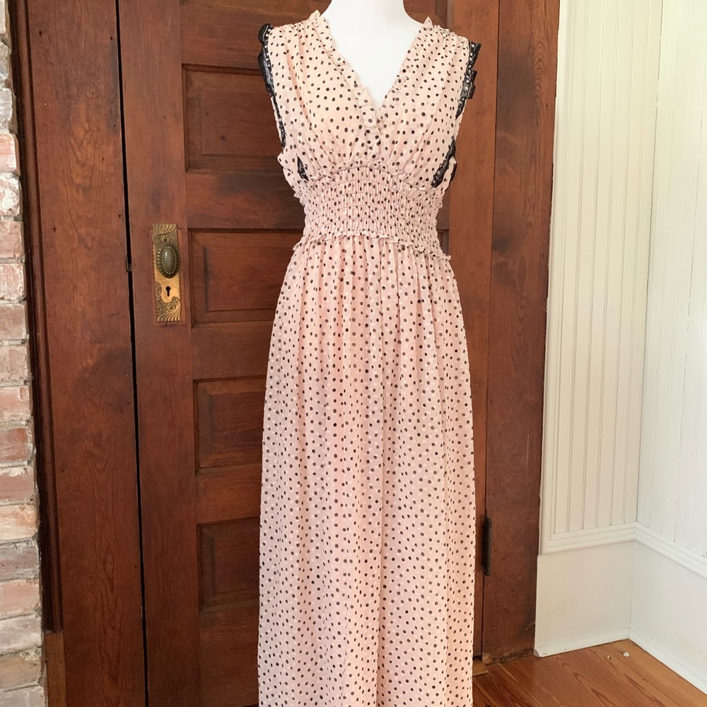 Max Studio pink maxi dress